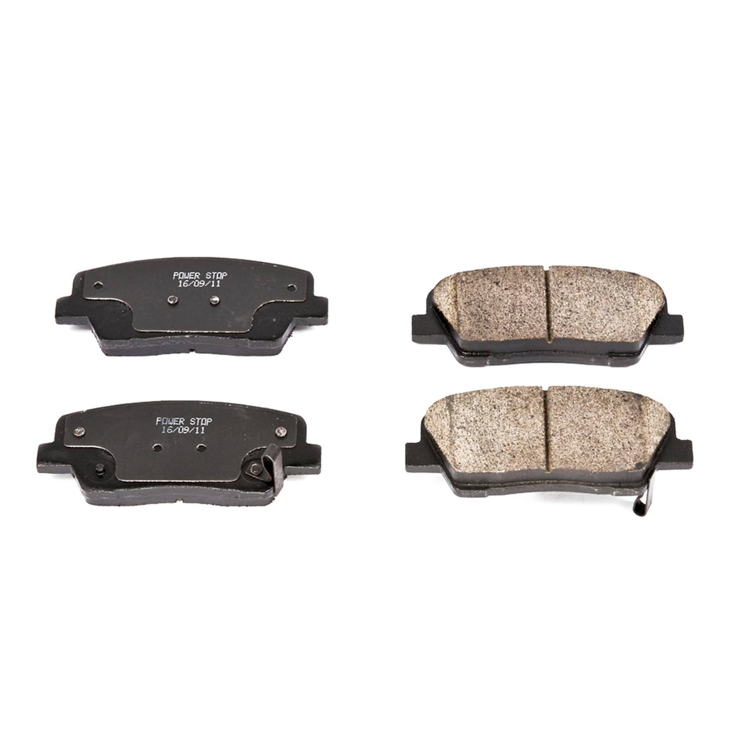 Power Stop 16-1284 Z16 Evolution Ceramic Clean Ride Scorched Brake Pads (Rear) for 2019 Genesis G70 Advanced, Dynamic, Elite, Prestige product image