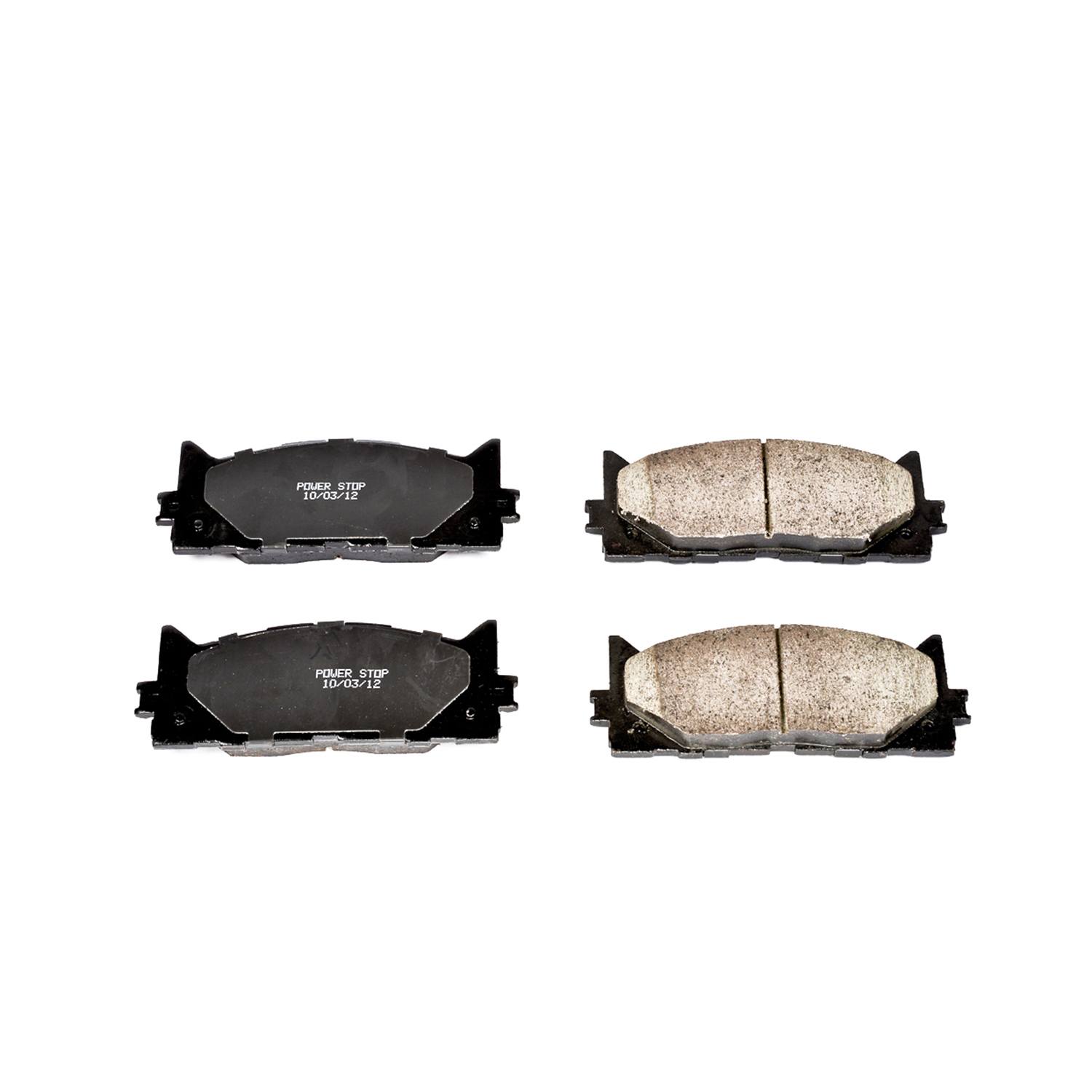 Power Stop 16-1293 Z16 Evolution Ceramic Clean Ride Scorched Brake Pads (Front) for 2013-2018 Lexus ES300H Base product image