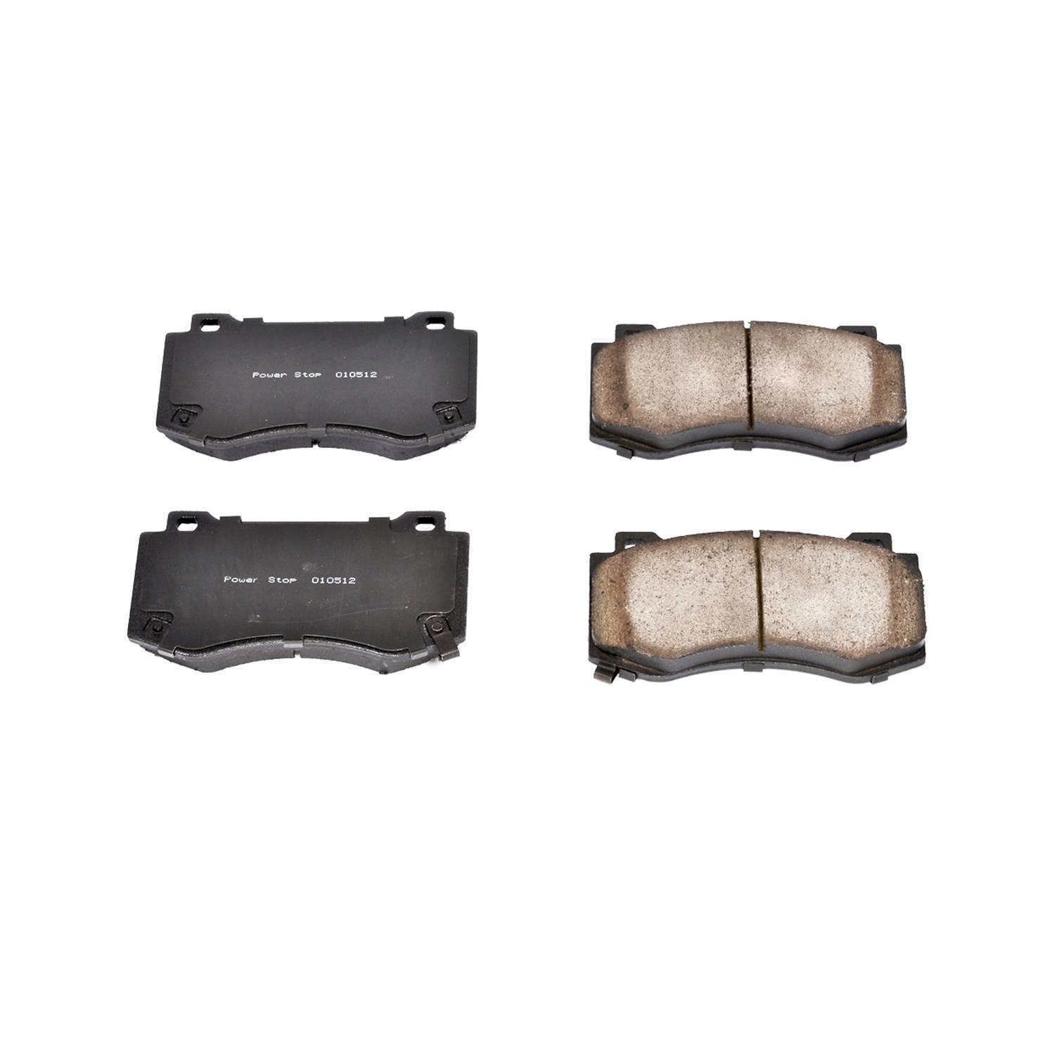 Power Stop 16-1298 Z16 Evolution Ceramic Clean Ride Scorched Brake Pads (Front) for 2005-2010 Chrysler 300 C SRT8 product image