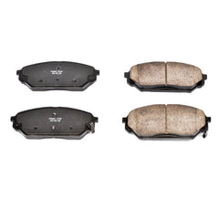 Power Stop 16-1301 Z16 Evolution Ceramic Clean Ride Scorched Brake Pads (Front) for 2007-2008 Hyundai Veracruz GLS, Limited, SE product image
