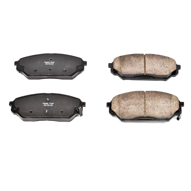 Power Stop 16-1301 Z16 Evolution Ceramic Clean Ride Scorched Brake Pads (Front) for 2007-2008 Hyundai Veracruz GLS, Limited, SE product image