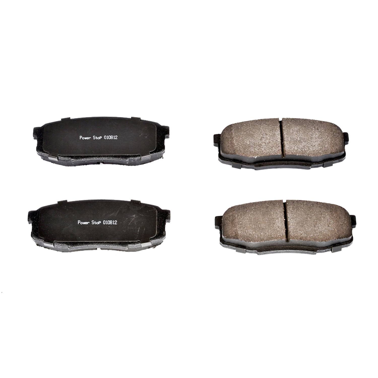 Power Stop 16-1304 Z16 Evolution Ceramic Clean Ride Scorched Brake Pads (Rear) for 2008-2011 Lexus LX570 Base product image