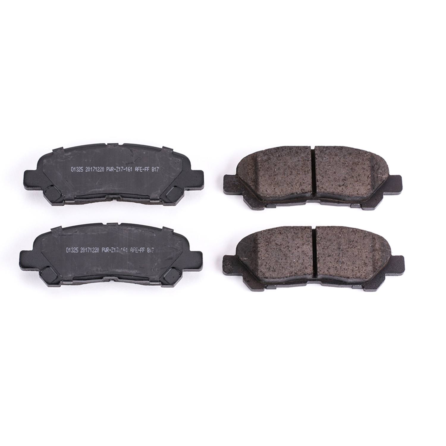 Power Stop 16-1325 Z16 Evolution Ceramic Clean Ride Scorched Brake Pads (Rear) for 2008-2009 Toyota Highlander Base, Hybrid, Hybrid Limited, Limited, Sport product image