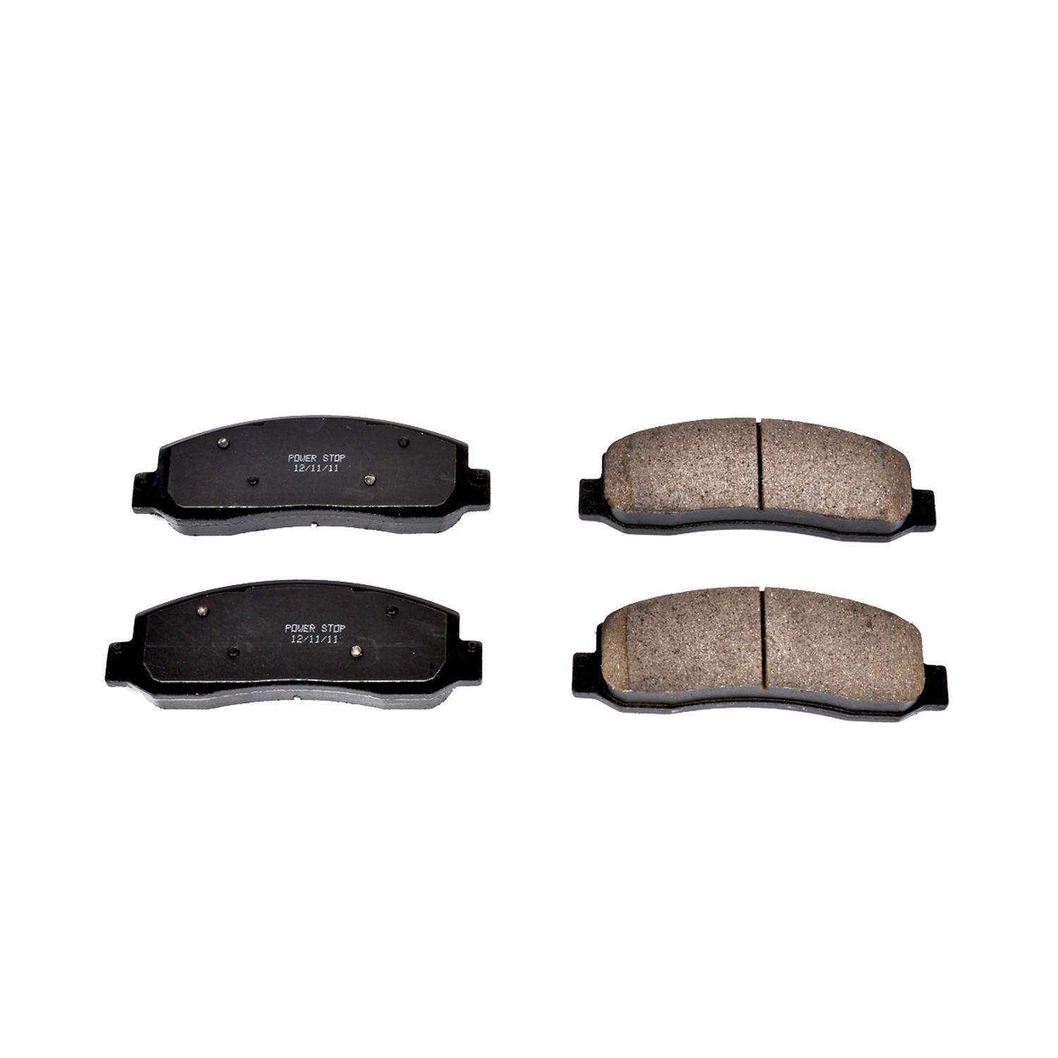 Power Stop 16-1333 Z16 Evolution Ceramic Clean Ride Scorched Brake Pads (Front) for 2008 Ford F-250 Super Duty FX4, Harley-Davidson Edition, King Ranch, Lariat, XL, XLT product image