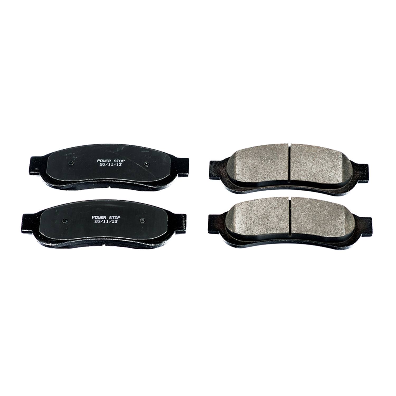 Power Stop 16-1334 Z16 Evolution Ceramic Clean Ride Scorched Brake Pads (Rear) for 2010 Ford F-250 Super Duty Cabela's, Harley-Davidson Edition, King Ranch, Lariat, XL, XLT product image