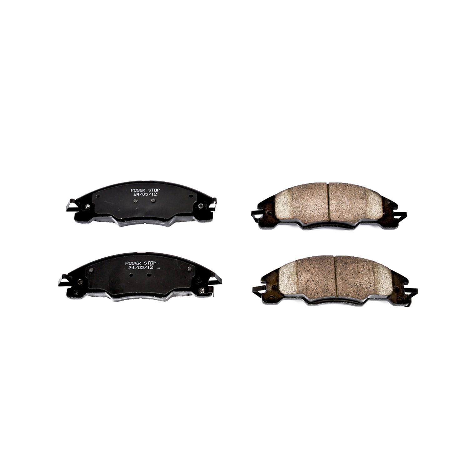 Power Stop 16-1339 Z16 Evolution Ceramic Clean Ride Scorched Brake Pads (Front) for 2008 Ford Focus S, SE, Ses product image