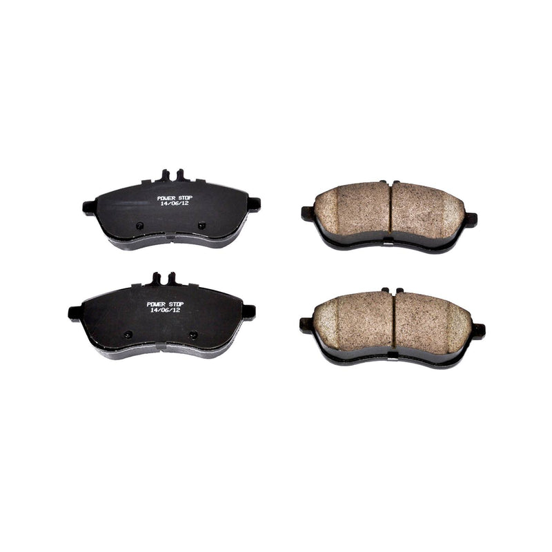Power Stop 16-1340 Z16 Evolution Ceramic Clean Ride Scorched Brake Pads (Front) for 2012-2014 Mercedes-Benz C250 Base, Luxury, Sport product image