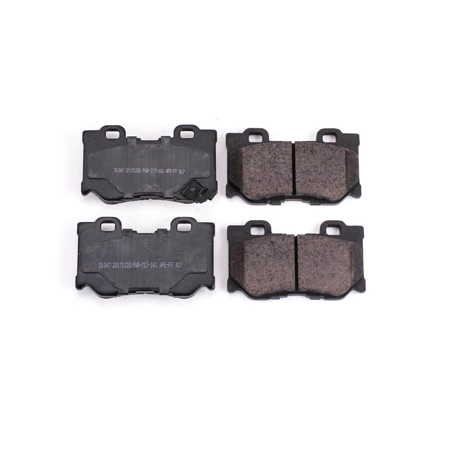 Power Stop 16-1347 Z16 Evolution Ceramic Clean Ride Scorched Brake Pads (Rear) for 2009-2013 Infiniti FX50 Base product image