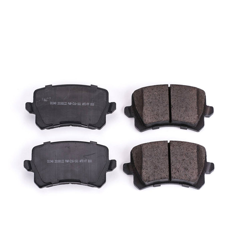 Power Stop 16-1348 Z16 Evolution Ceramic Clean Ride Scorched Brake Pads (Rear) for 2015 Audi Q3 Premium Plus, Prestige product image