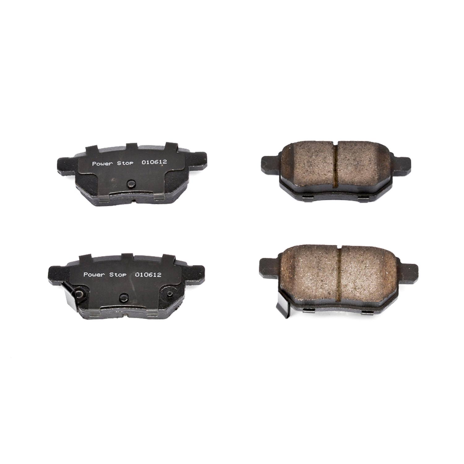 Power Stop 16-1354 Z16 Evolution Ceramic Clean Ride Scorched Brake Pads (Rear) for 2009-2010 Pontiac Vibe Base product image