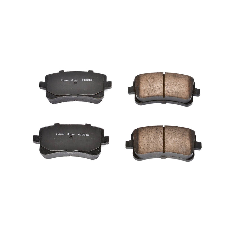 Power Stop 16-1386 Z16 Evolution Ceramic Clean Ride Scorched Brake Pads (Rear) for 2010-2014 Audi A4 Base product image