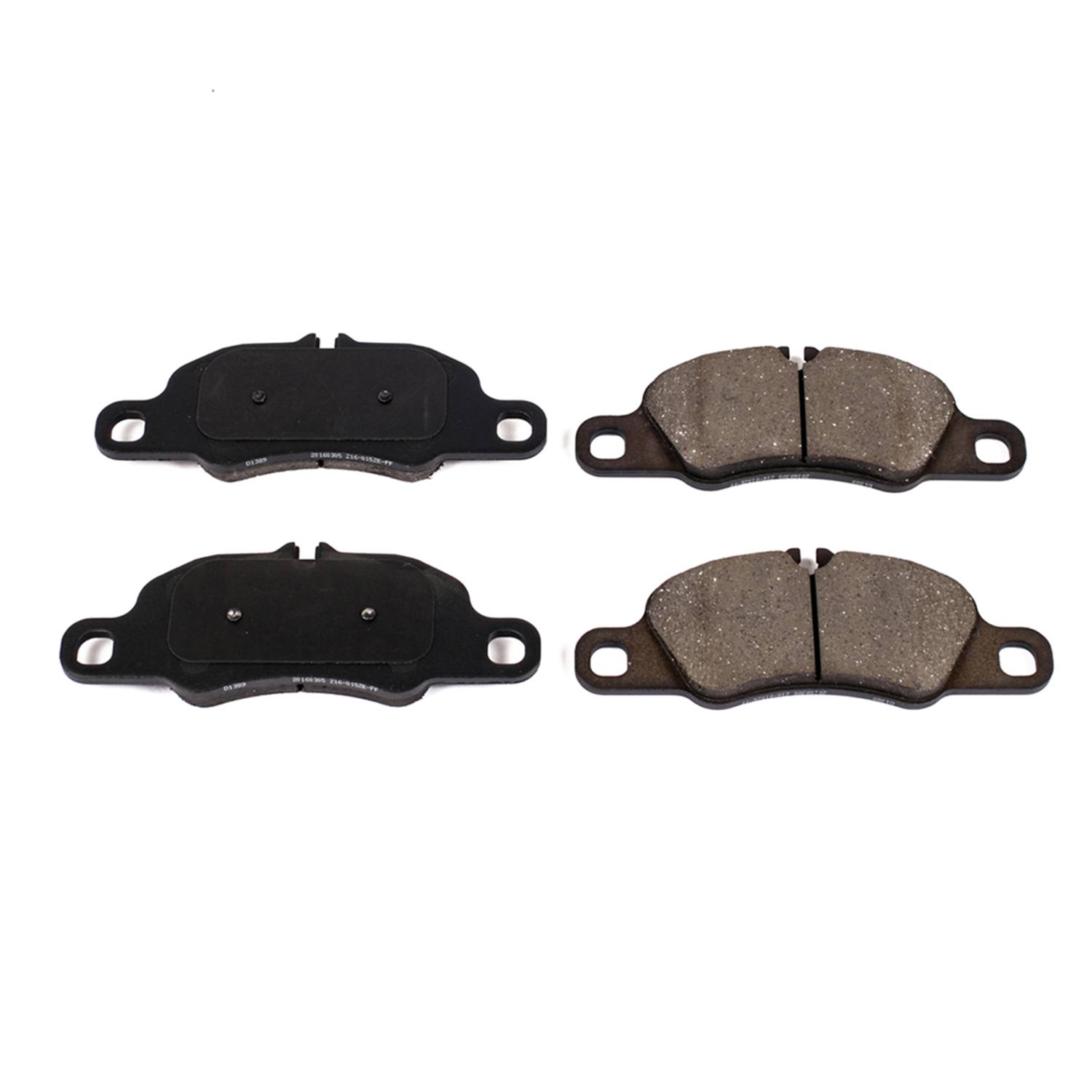 Power Stop 16-1389 Z16 Evolution Ceramic Clean Ride Scorched Brake Pads (Front) for 2017-2019 Porsche 718 Boxster Base product image