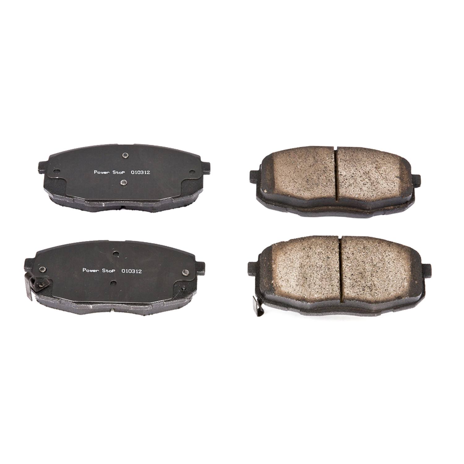 Power Stop 16-1397 Z16 Evolution Ceramic Clean Ride Scorched Brake Pads (Front) for 2009 Hyundai Elantra Touring product image