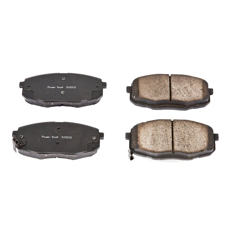 Power Stop 16-1397 Z16 Evolution Ceramic Clean Ride Scorched Brake Pads (Front) for 2009 Hyundai Elantra Touring product image