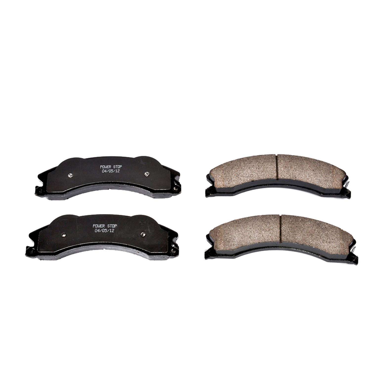 Power Stop 16-1411 Z16 Evolution Ceramic Clean Ride Scorched Brake Pads (Front) for 2009-2020 Chevrolet Express 3500 Base, LS, LT product image