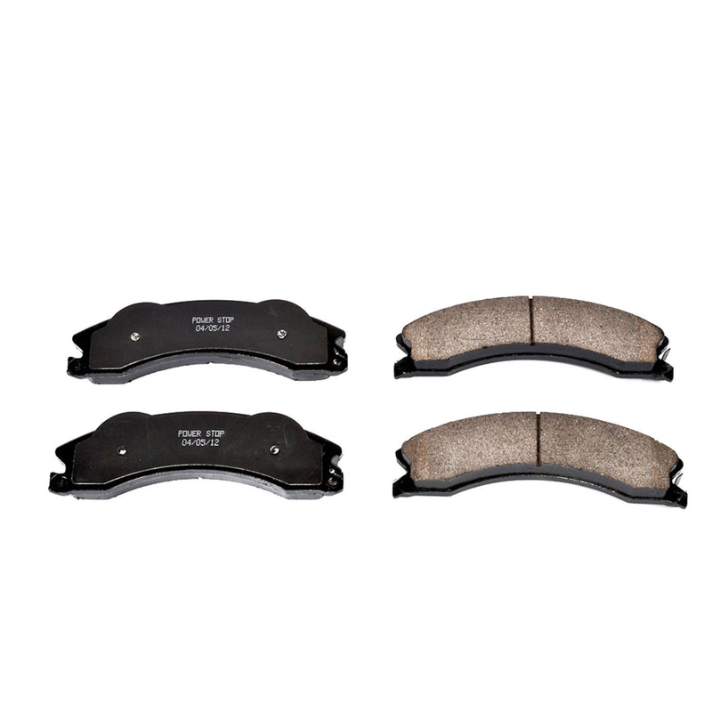 Power Stop 16-1411 Z16 Evolution Ceramic Clean Ride Scorched Brake Pads (Front) for 2009-2020 Chevrolet Express 3500 Base, LS, LT product image