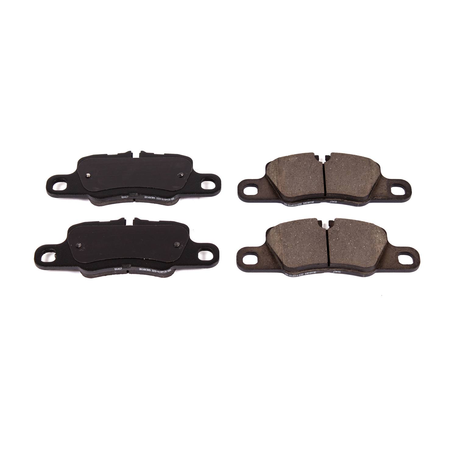 Power Stop 16-1417 Z16 Evolution Ceramic Clean Ride Scorched Brake Pads (Rear) for 2013 Porsche 911 Carrera 4S, Carrera S product image
