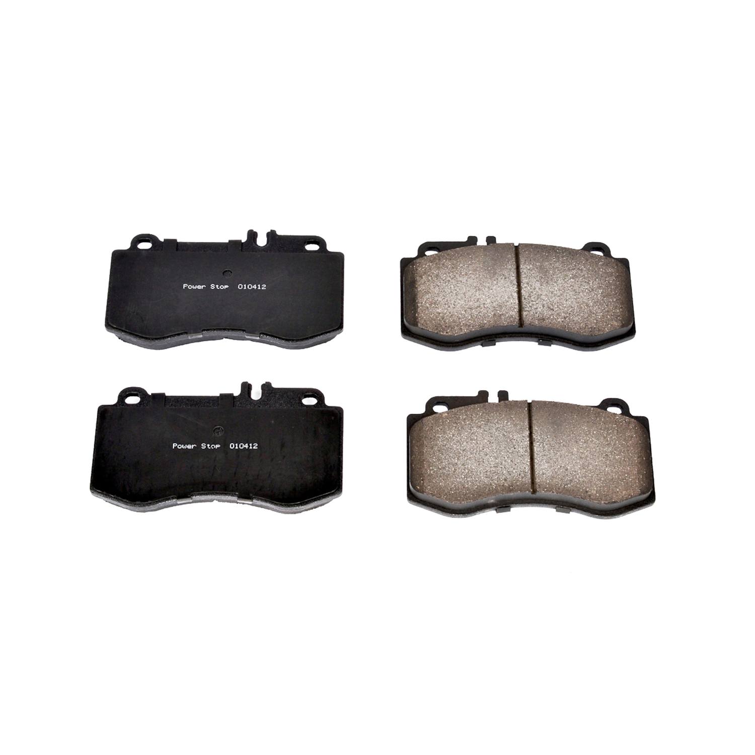 Power Stop 16-1420 Z16 Evolution Ceramic Clean Ride Scorched Brake Pads (Front) for 2010-2011 Mercedes-Benz E550 4Matic, Base Sedan (4 Door) product image
