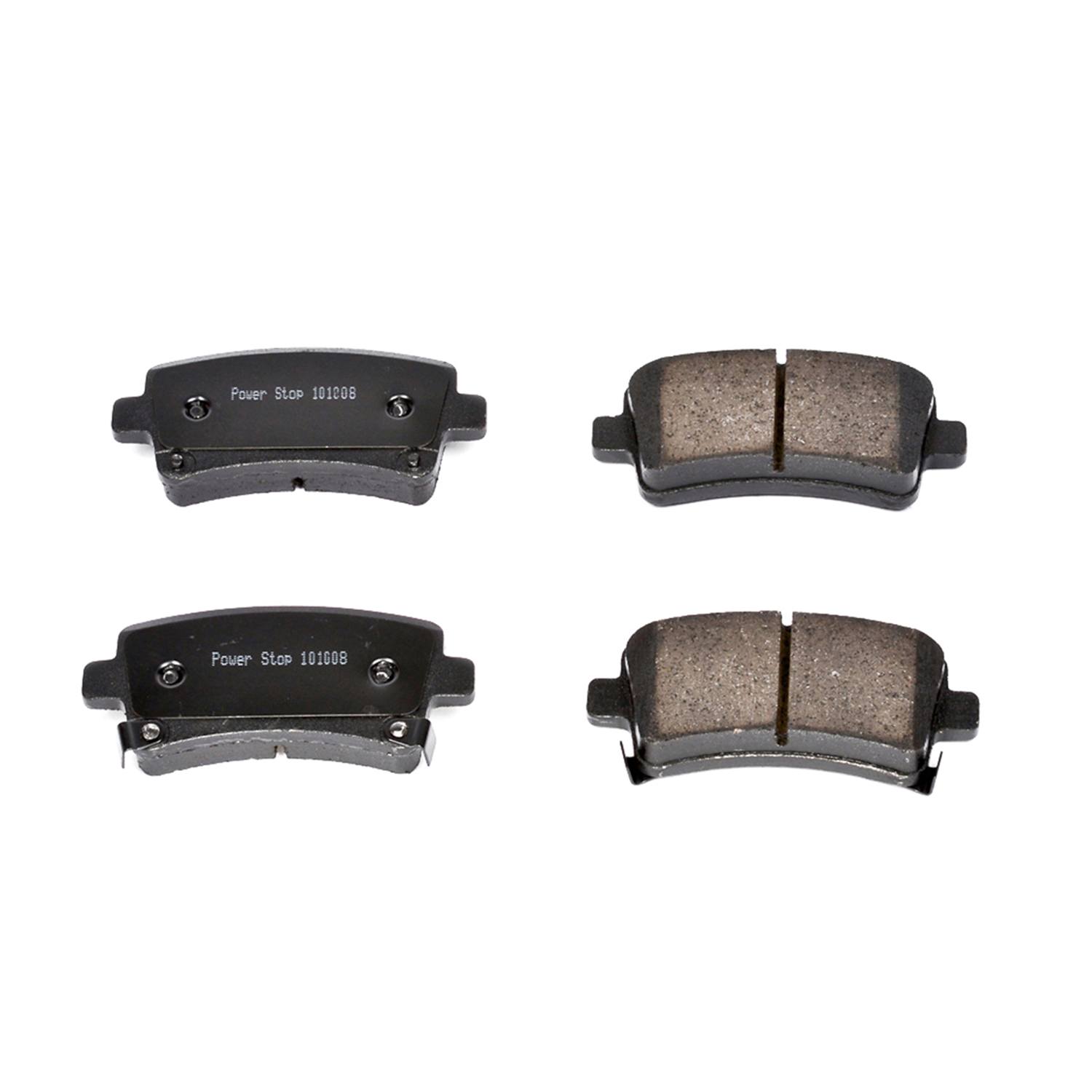 Power Stop 16-1430 Z16 Evolution Ceramic Clean Ride Scorched Brake Pads (Rear) for 2010-2011 Buick Lacrosse CX, Cxl, Cxs product image