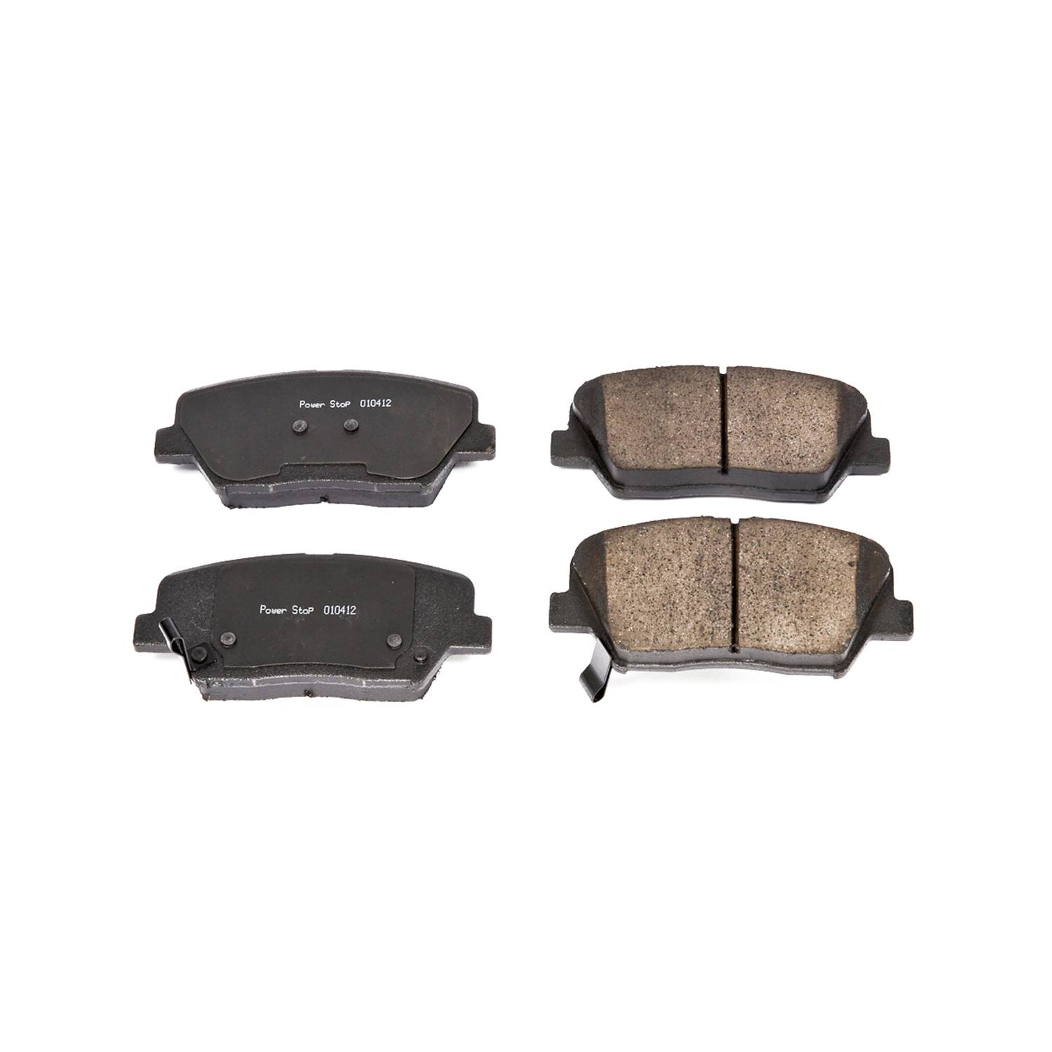 Power Stop 16-1432 Z16 Evolution Ceramic Clean Ride Scorched Brake Pads (Front) for 2012-2013 Hyundai Azera Base product image