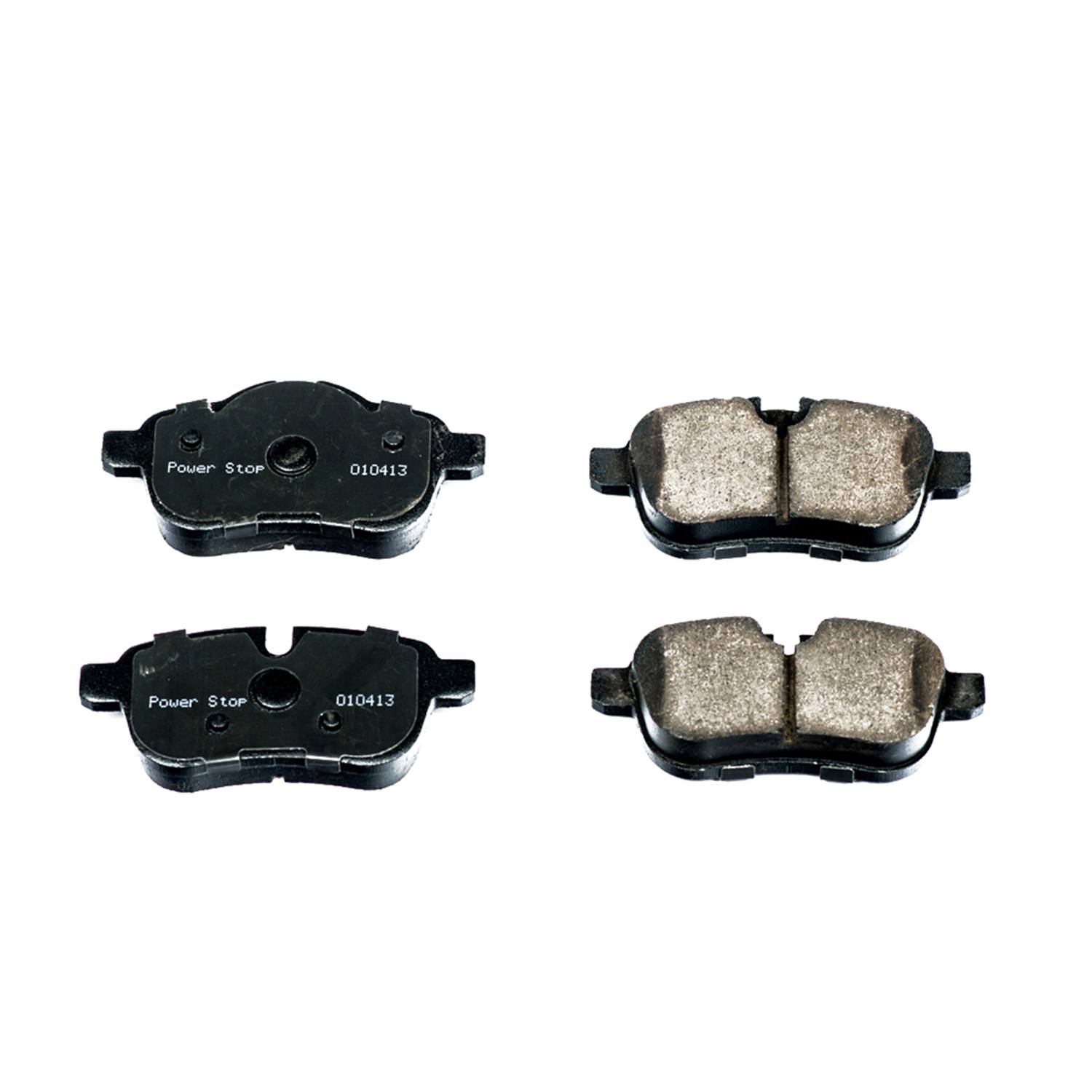 Power Stop 16-1433 Z16 Evolution Ceramic Clean Ride Scorched Brake Pads (Rear) for 2009-2010 BMW Z4 SDRIVE30I, SDRIVE35I product image
