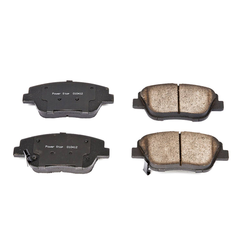 Power Stop 16-1444 Z16 Evolution Ceramic Clean Ride Scorched Brake Pads (Front) for 2011-2012 Hyundai Sonata GLS, Hybrid, Limited, SE product image
