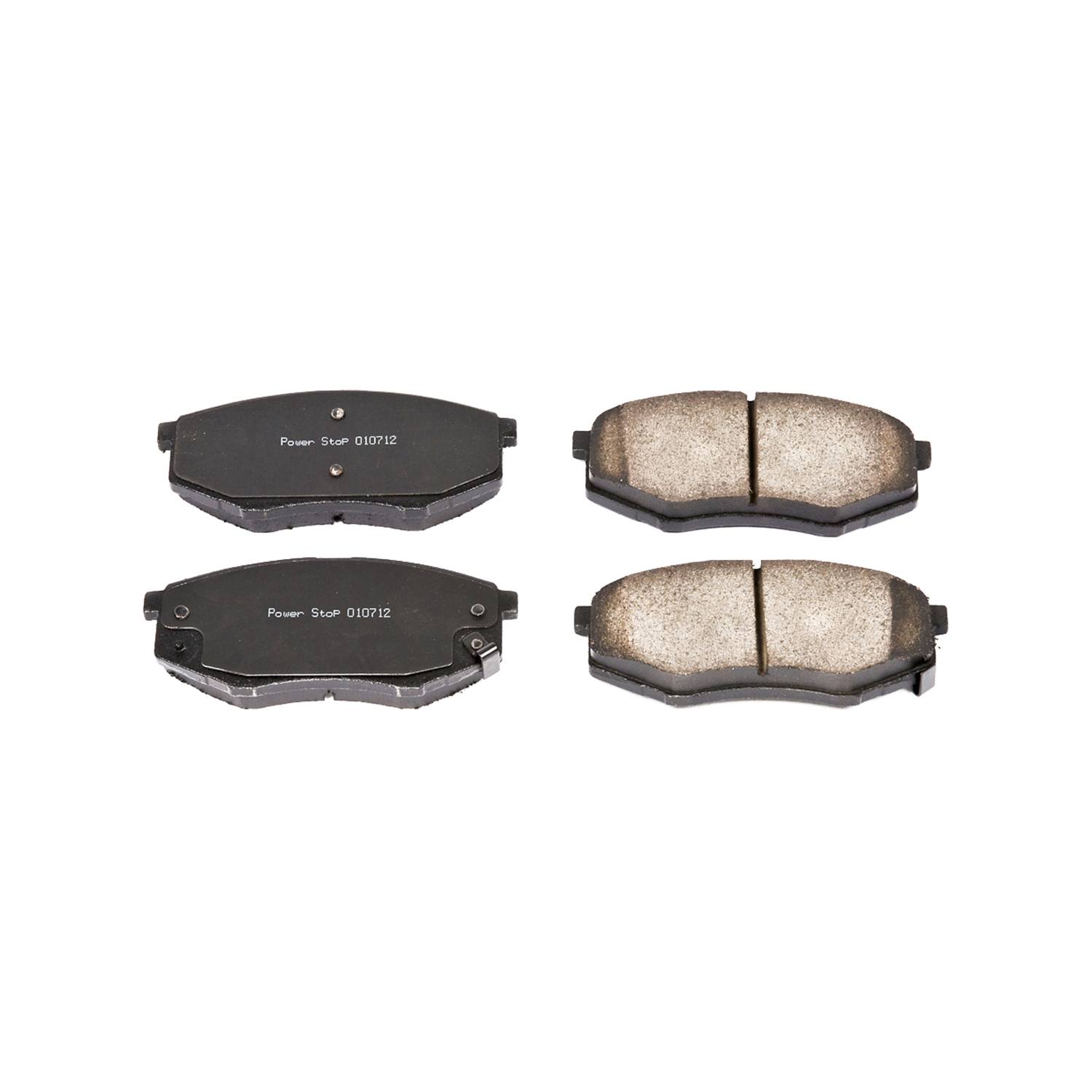 Power Stop 16-1447 Z16 Evolution Ceramic Clean Ride Scorched Brake Pads (Front) for 2010 Hyundai Tucson GLS, Limited Front Wheel Drive product image