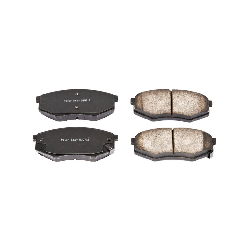 Power Stop 16-1447 Z16 Evolution Ceramic Clean Ride Scorched Brake Pads (Front) for 2010 Hyundai Tucson GLS, Limited Front Wheel Drive product image