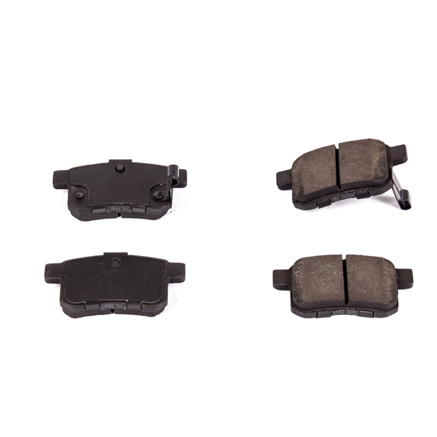Power Stop 16-1451 Z16 Evolution Ceramic Clean Ride Scorched Brake Pads (Rear) for 2011 Acura TSX Base, V6 product image