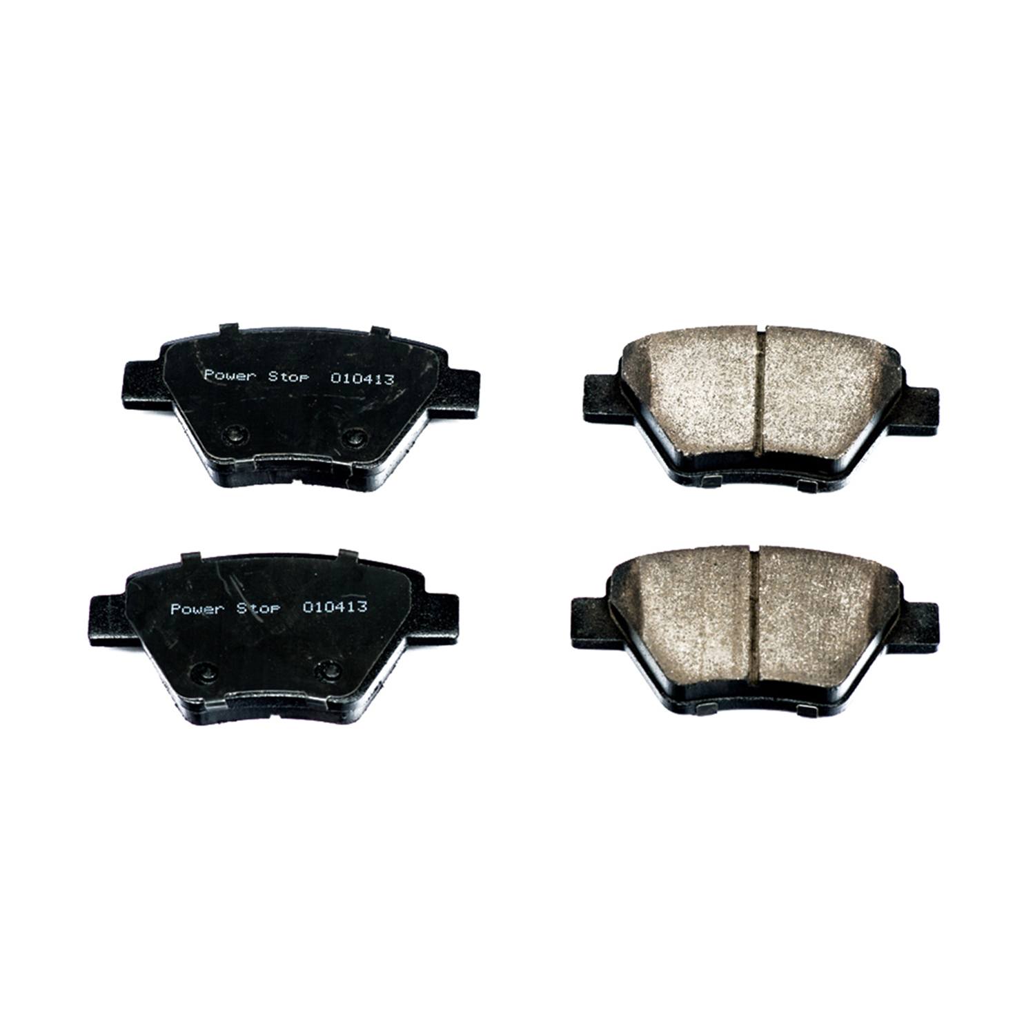 Power Stop 16-1456 Z16 Evolution Ceramic Clean Ride Scorched Brake Pads (Rear) for 2010-2013 Audi A3 Base product image