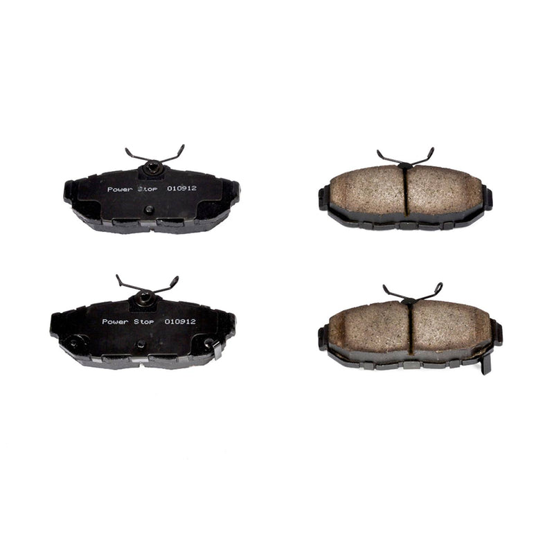 Power Stop 16-1465 Z16 Evolution Ceramic Clean Ride Scorched Brake Pads (Rear) for 2011 Ford Mustang Base, GT product image