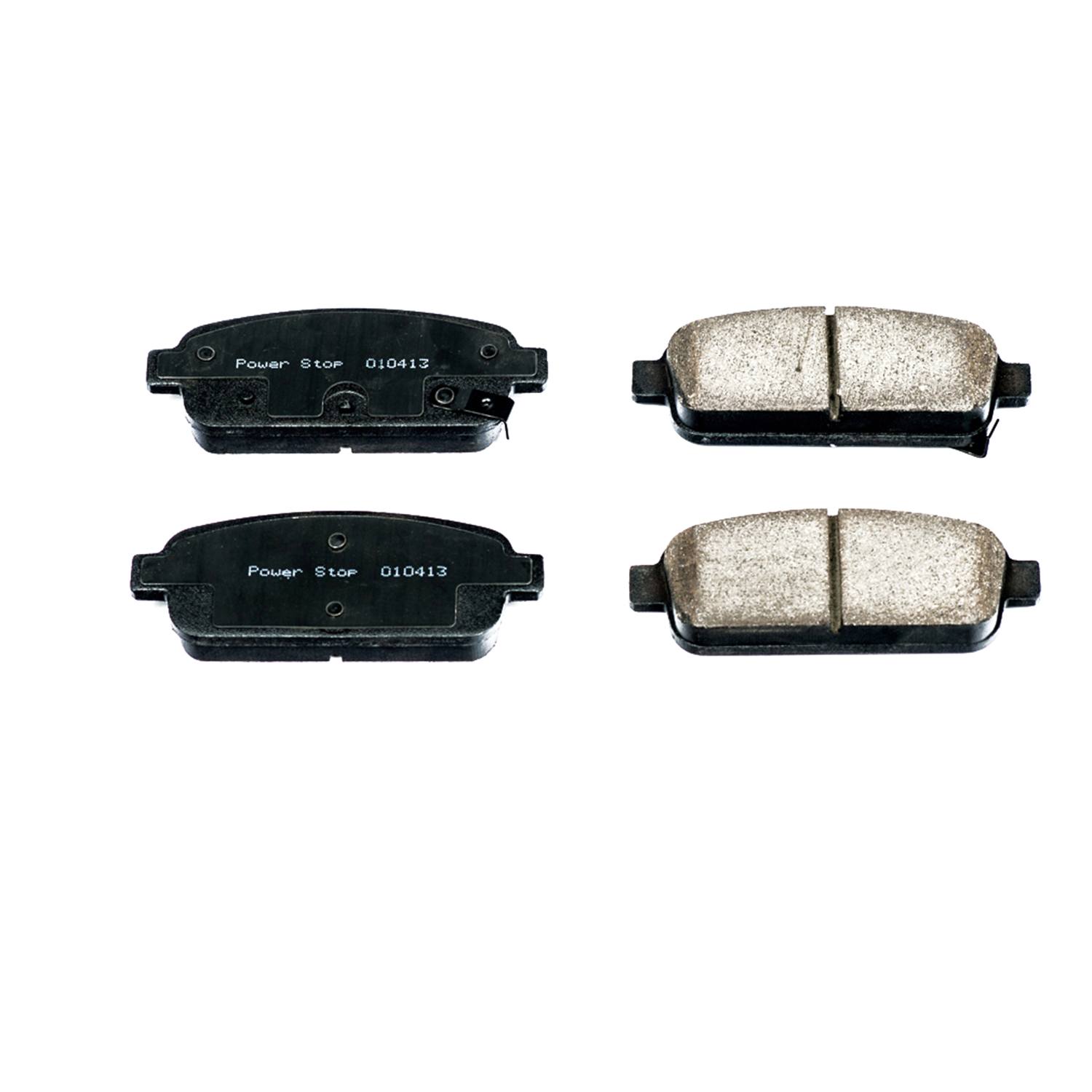 Power Stop 16-1468 Z16 Evolution Ceramic Clean Ride Scorched Brake Pads (Rear) for 2016 Buick Cascada Base, Premium product image