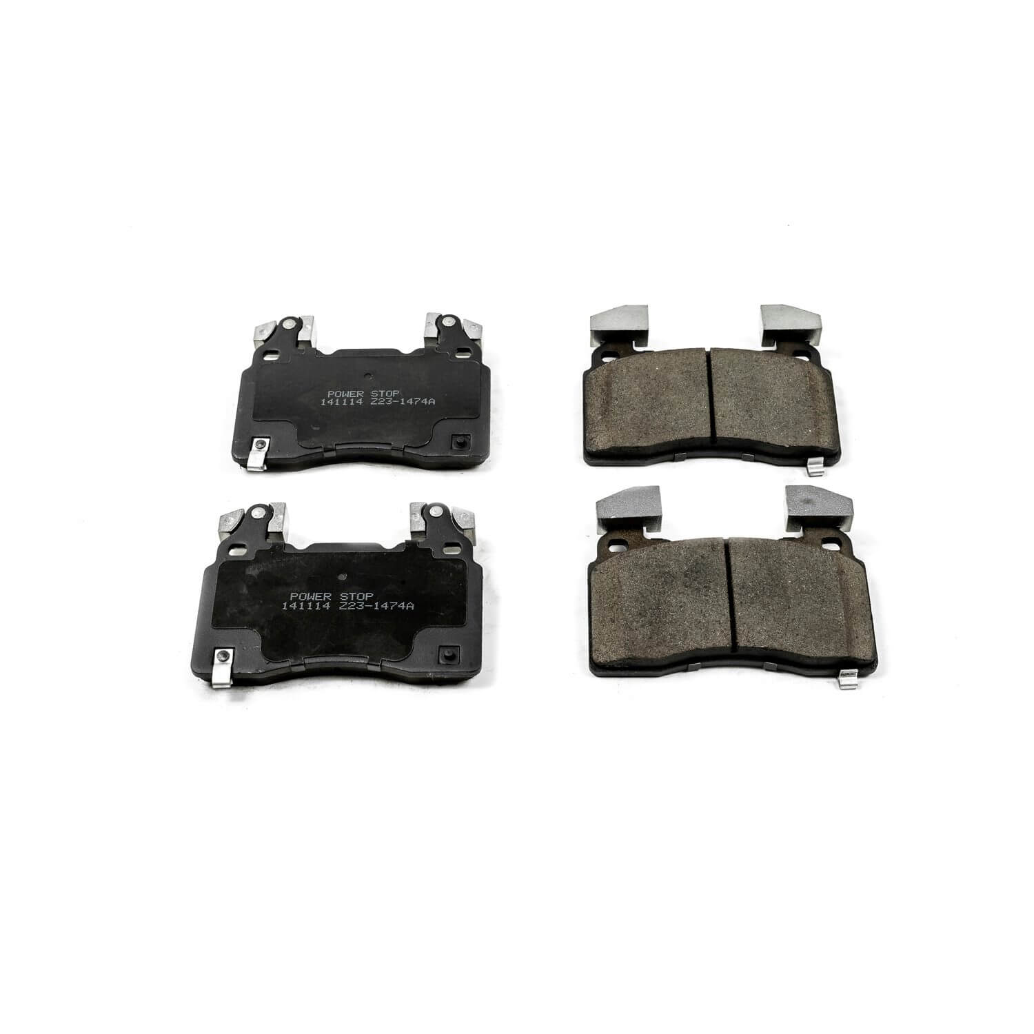 Power Stop 16-1474A Z16 Evolution Ceramic Clean Ride Scorched Brake Pads (Front) for 2014-2016 Cadillac Cts Vsport, Vsport Premium product image