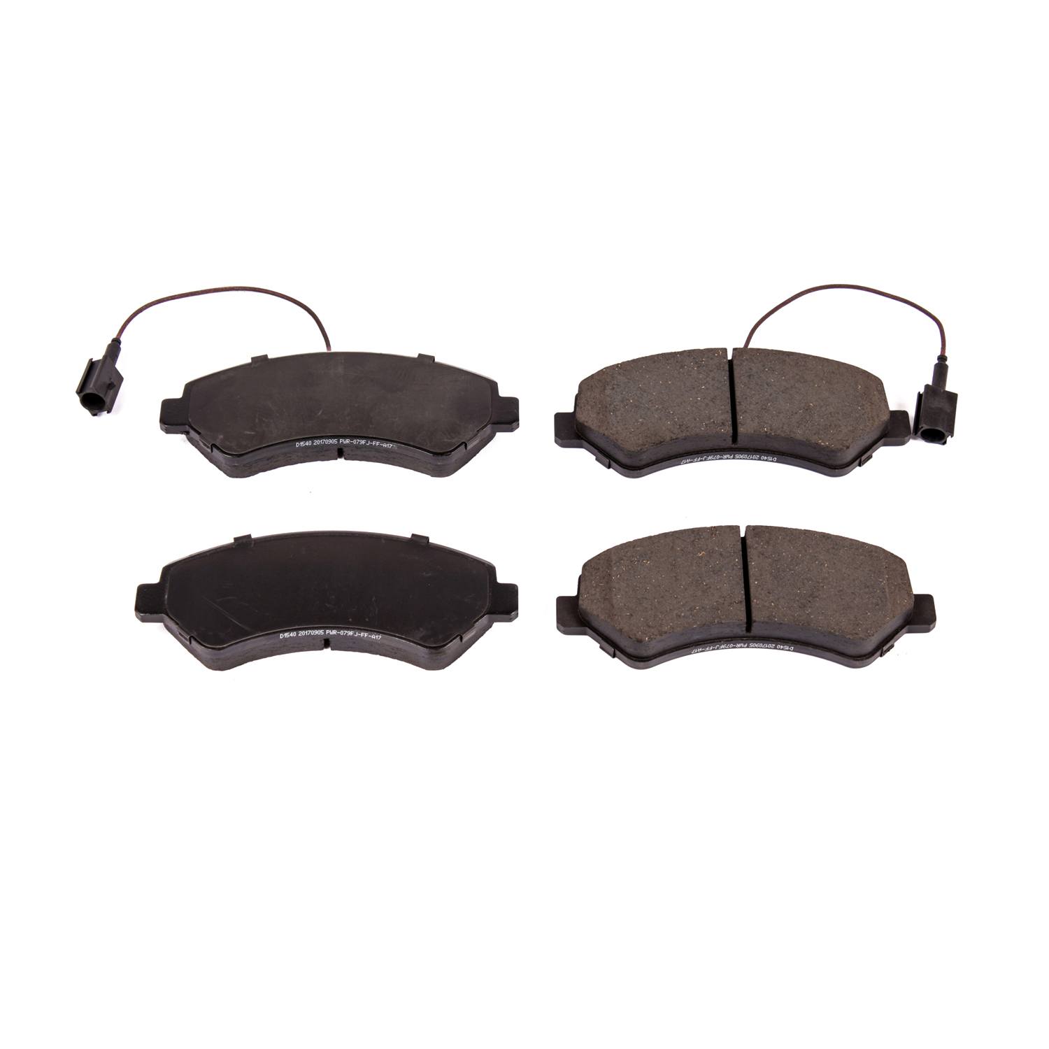 Power Stop 16-1540A Z16 Evolution Ceramic Clean Ride Scorched Brake Pads (Front) for 2014-2020 Dodge Ram Promaster 1500 Base product image