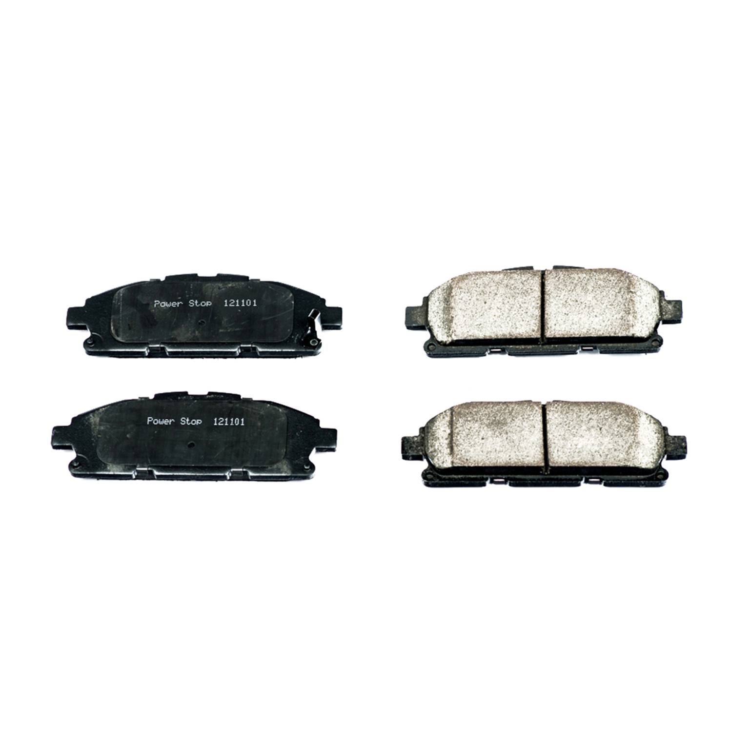 Power Stop 16-1552 Z16 Evolution Ceramic Clean Ride Scorched Brake Pads (Front) for 2011-2014 Nissan Quest LE, S, SL, SV product image