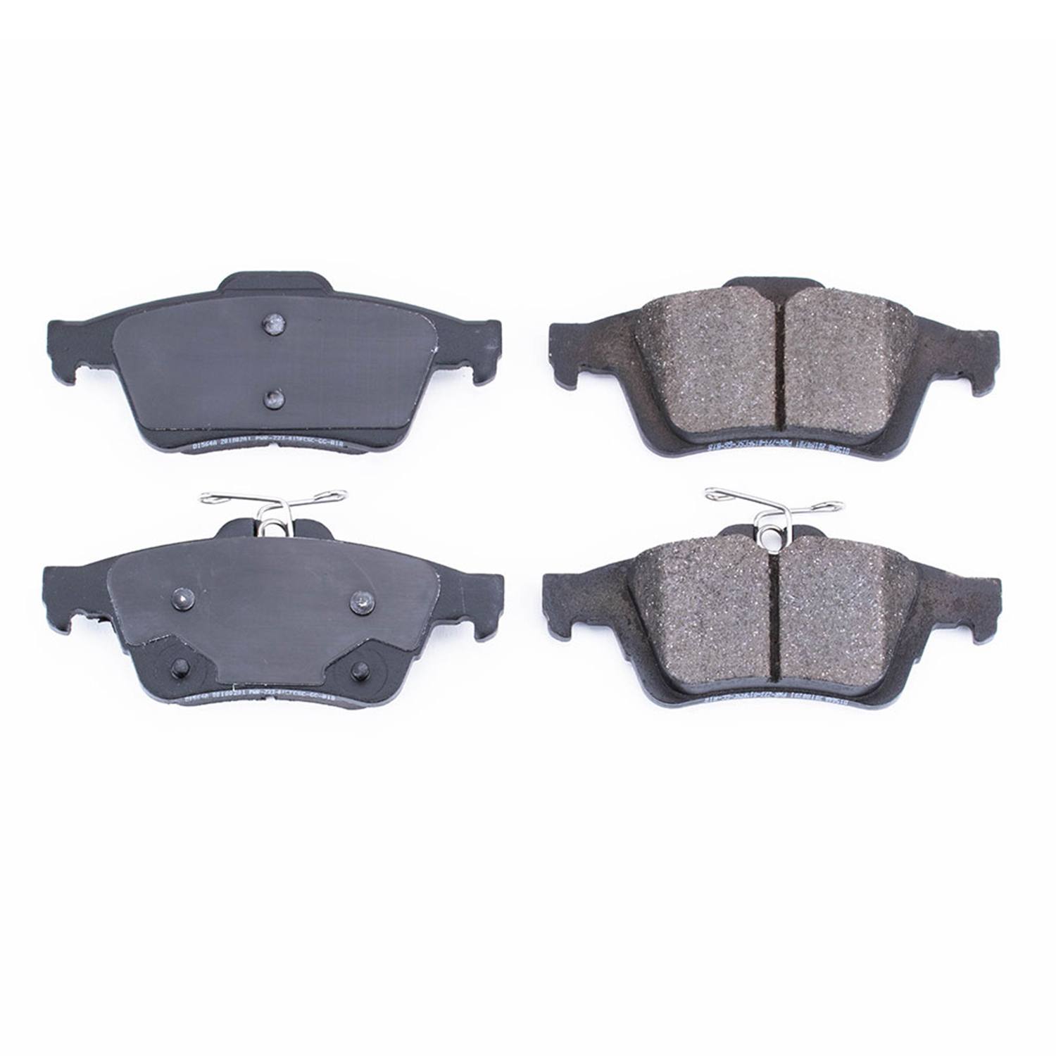 Power Stop 16-1564A Z16 Evolution Ceramic Clean Ride Scorched Rear Brake Pads for 2016-2018 Ford Focus RS product image
