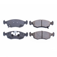 Power Stop 16-1568 Z16 Evolution Ceramic Clean Ride Scorched Brake Pads (Front) for 2012 Fiat 500 C Gucci, C Lounge, C Pop, Gucci, Lounge, Pop, Sport product image