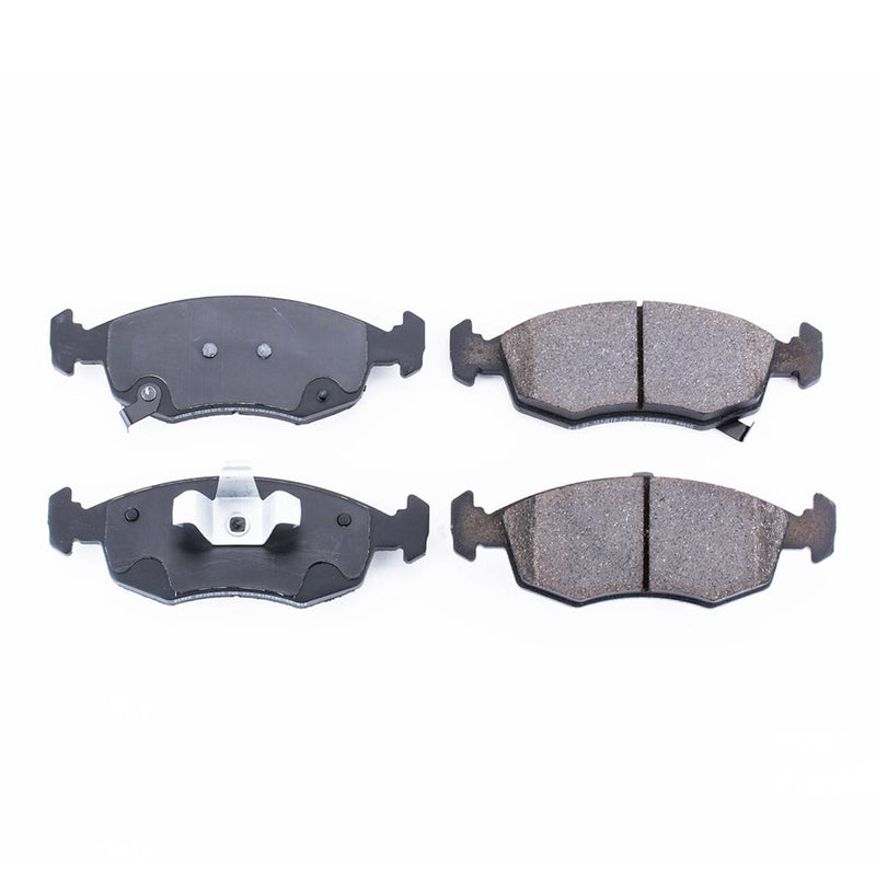 Power Stop 16-1568 Z16 Evolution Ceramic Clean Ride Scorched Brake Pads (Front) for 2012 Fiat 500 C Gucci, C Lounge, C Pop, Gucci, Lounge, Pop, Sport product image