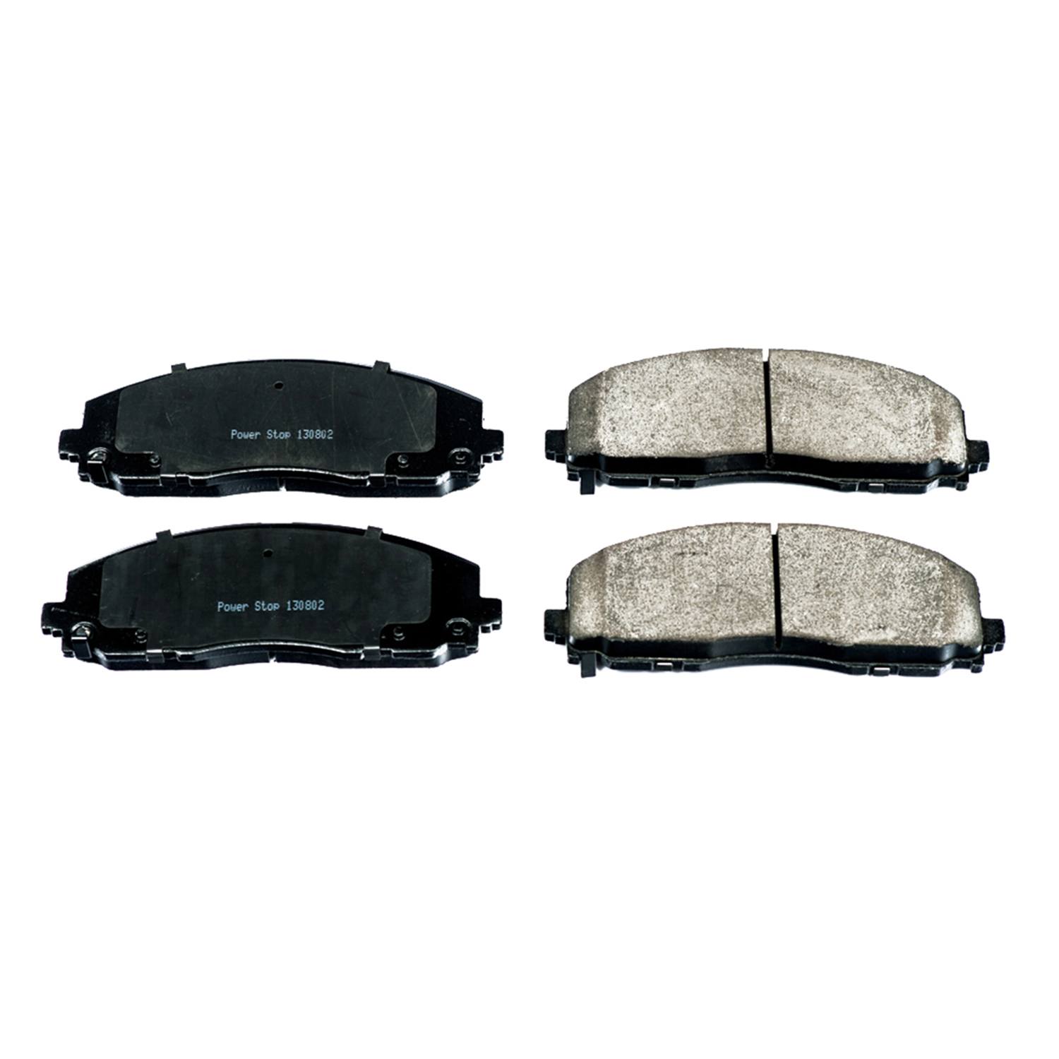 Power Stop 16-1589 Z16 Evolution Ceramic Clean Ride Scorched Brake Pads (Front) for 2017 Chrysler Pacifica Hybrid Platinum, Hybrid Premium, Limited, LX, Touring, Touring L, Touring L Plus product image