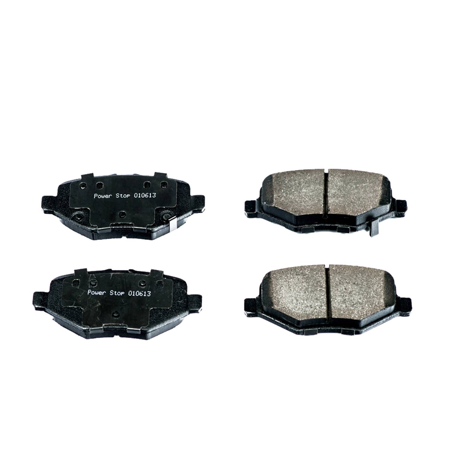 Power Stop 16-1612 Z16 Evolution Ceramic Clean Ride Scorched Brake Pads (Rear) for 2013-2015 Ford Explorer Base, Limited, Sport, XLT product image