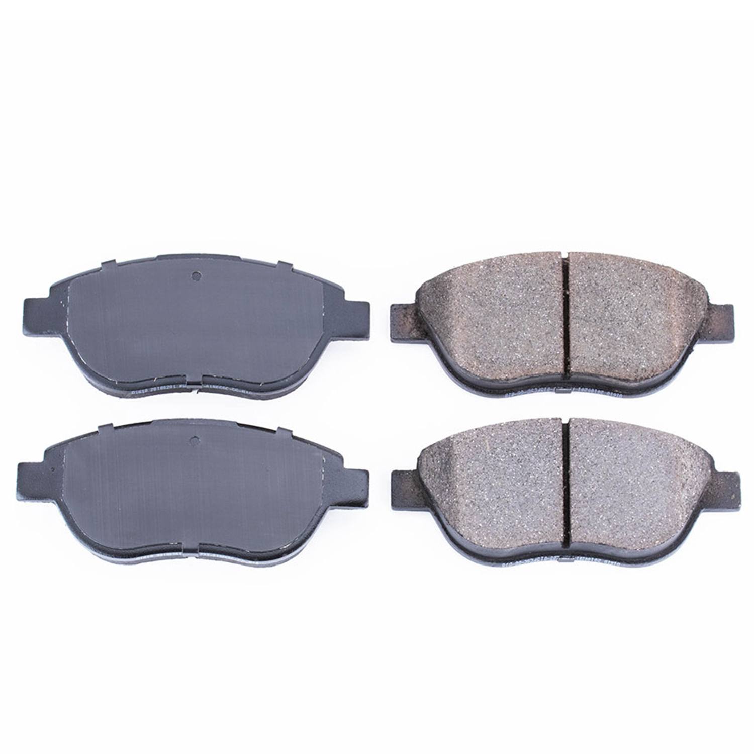 Power Stop 16-1618 Z16 Evolution Ceramic Clean Ride Scorched Brake Pads (Front) for 2012 Fiat 500 Abarth product image