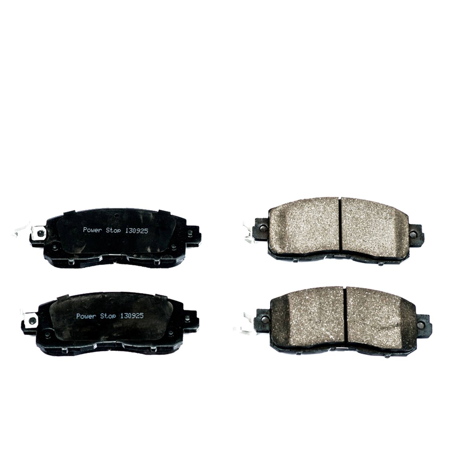 Power Stop 16-1650 Z16 Evolution Ceramic Clean Ride Scorched Brake Pads (Front) for 2013 Nissan Altima Base, S, SL, SV Sedan (4 Door) product image