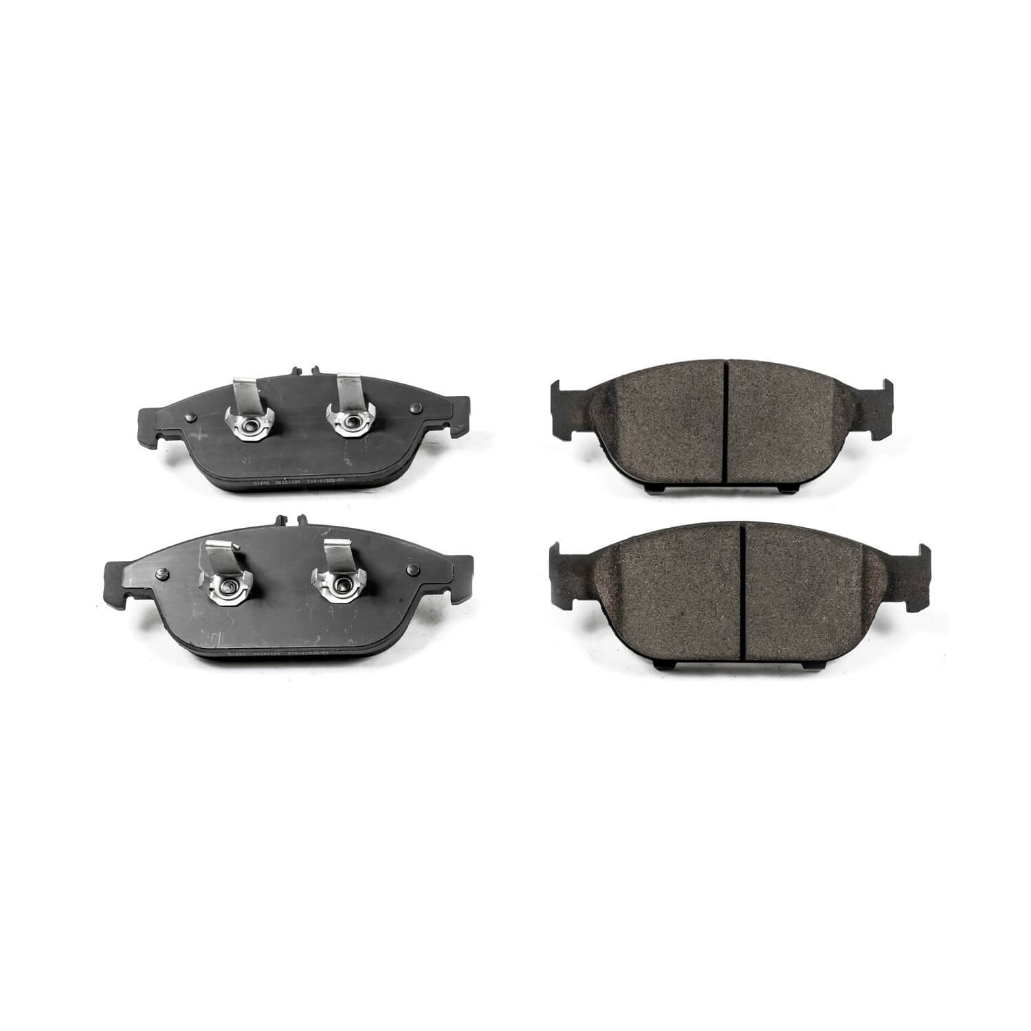 Power Stop 16-1652 Z16 Evolution Ceramic Clean Ride Scorched Brake Pads (Front) for 2012-2014 Mercedes-Benz E550 Base Coupe (2 Door) product image