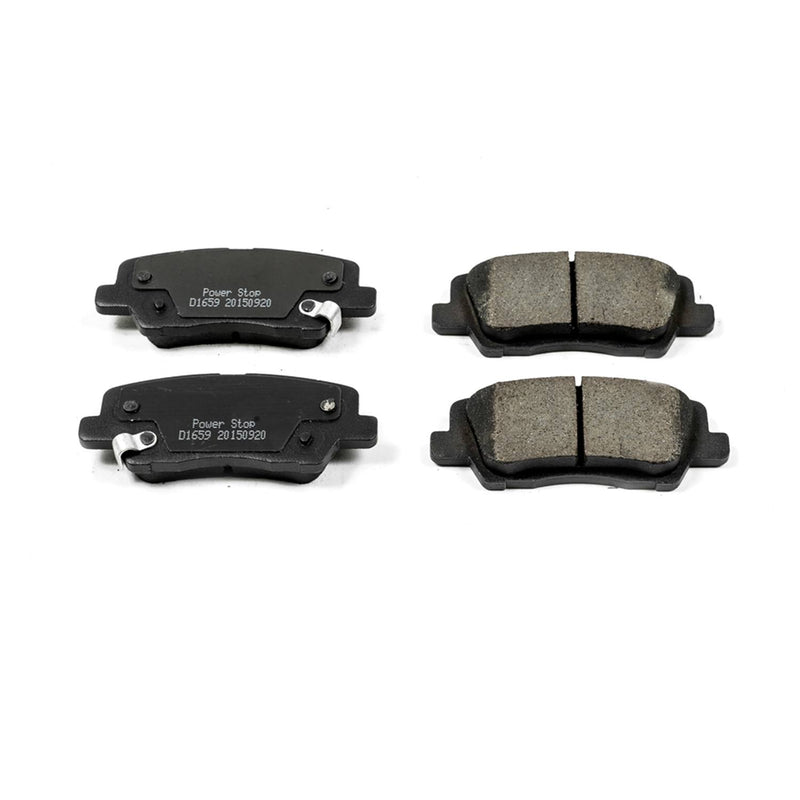 Power Stop 16-1659 Z16 Evolution Ceramic Clean Ride Scorched Brake Pads (Rear) for 2013-2016 Cadillac Ats Base, Luxury, Performance, Premium product image