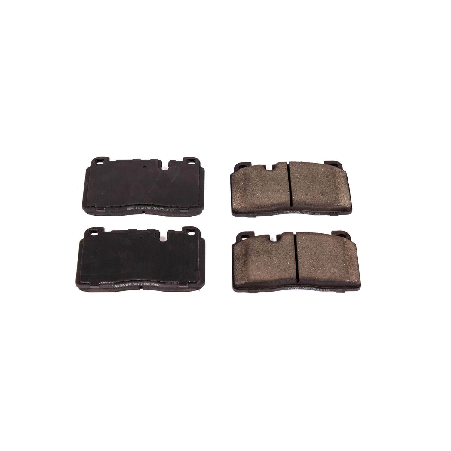 Power Stop 16-1663 Z16 Evolution Ceramic Clean Ride Scorched Brake Pads (Front) for 2013-2014 Audi Q5 Premium, Premium Plus, Prestige product image
