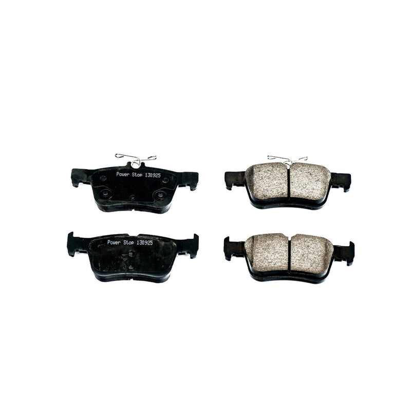 Power Stop 16-1665 Z16 Evolution Ceramic Clean Ride Scorched Brake Pads (Rear) for 2013 Ford Fusion Energi SE, Energi Titanium, S, SE, SE Hybrid, Titanium, Titanium Hybrid product image