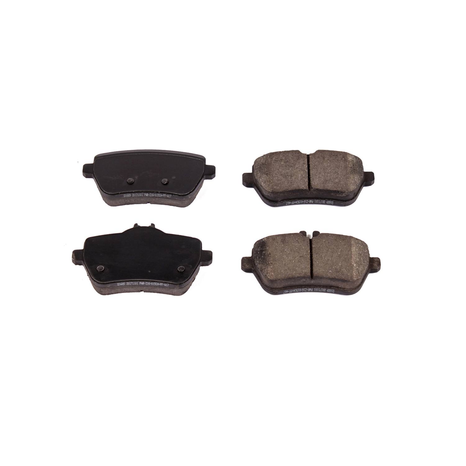 Power Stop 16-1689 Z16 Evolution Ceramic Clean Ride Scorched Brake Pads (Rear) for 2017 Mercedes-Benz Maybach S550 4Matic product image