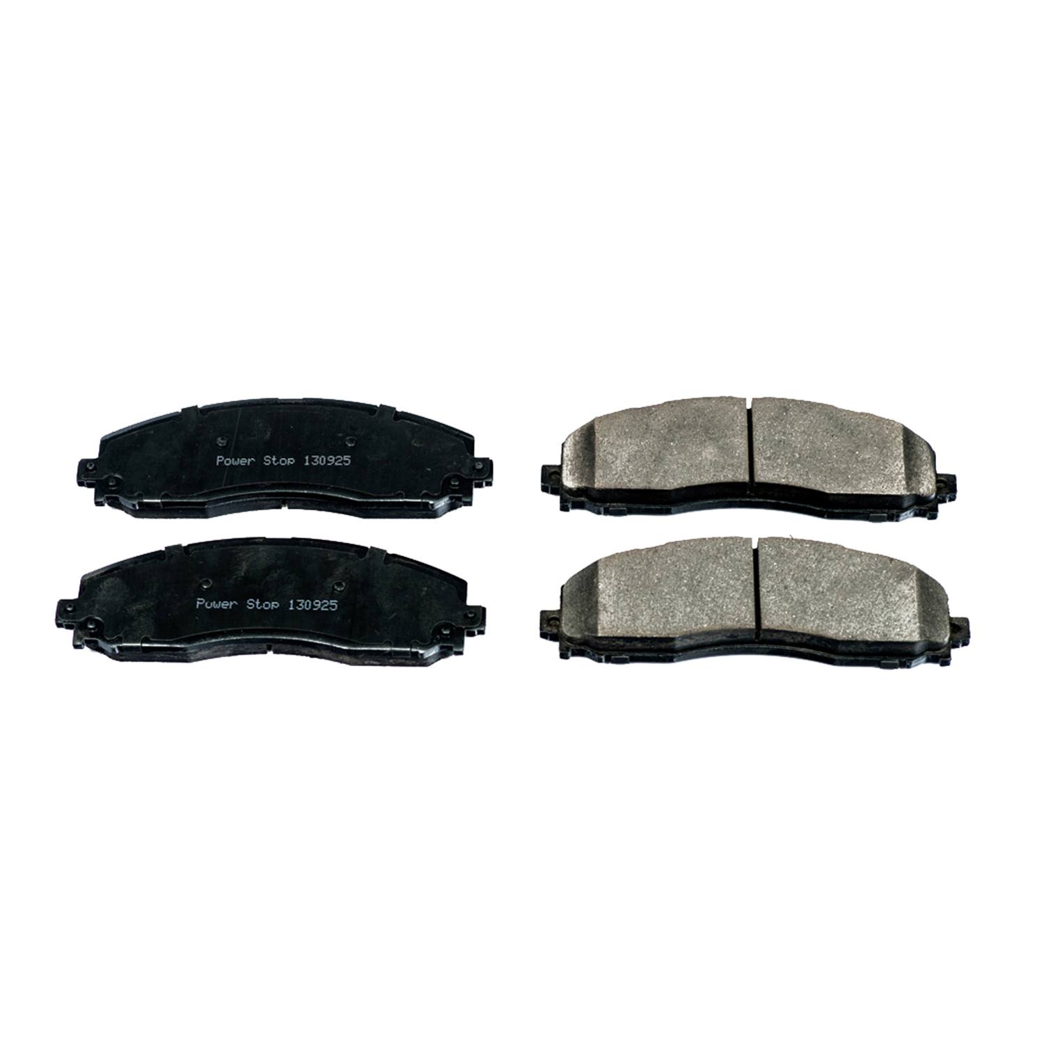 Power Stop 16-1691 Z16 Evolution Ceramic Clean Ride Scorched Brake Pads (Rear) for 2013-2017 Ford F-250 Super Duty King Ranch, Lariat, Platinum, XL, XLT product image