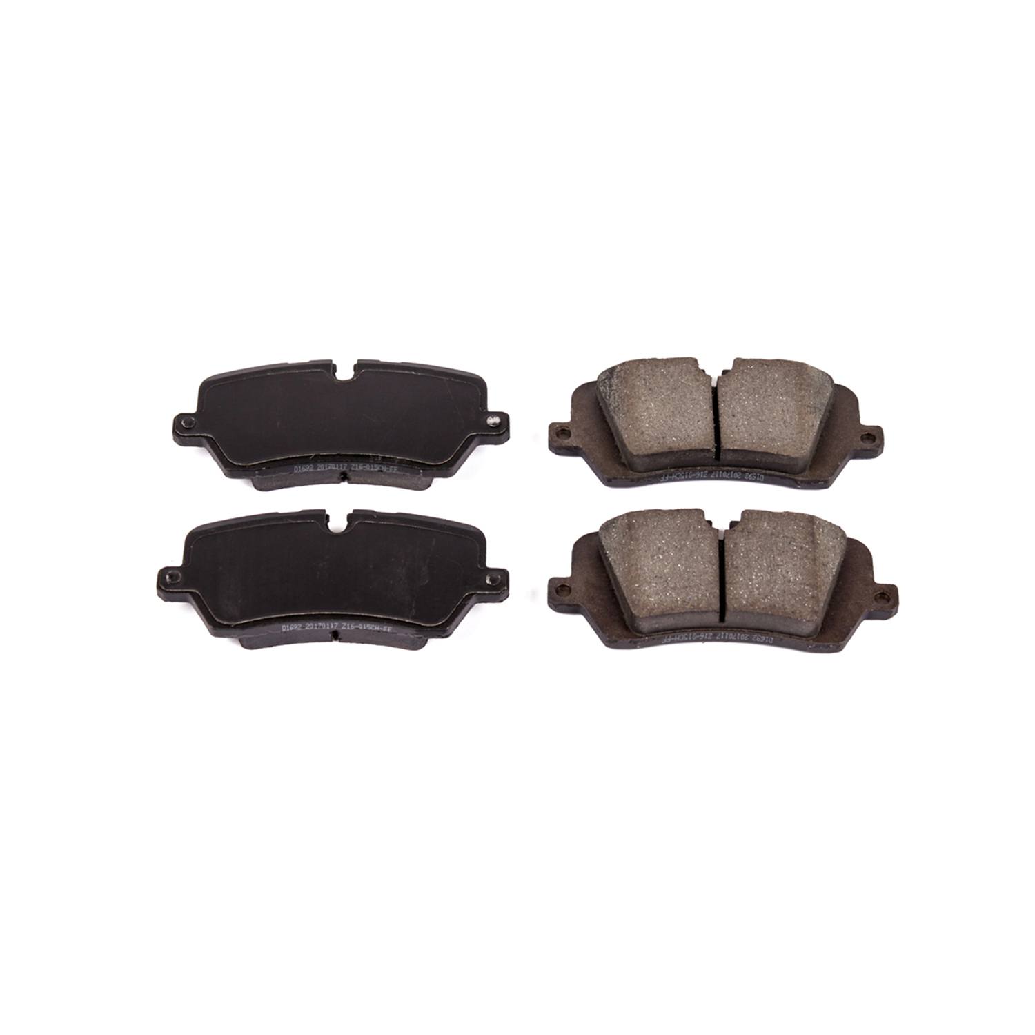 Power Stop 16-1692 Z16 Evolution Ceramic Clean Ride Scorched Brake Pads (Rear) for 2021 Land Rover Defender 110 Base, S, SE, X, X-Dynamic Hse, X-Dynamic SE product image