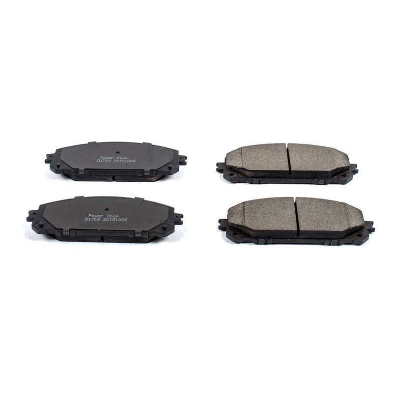 Power Stop 16-1709 Z16 Evolution Ceramic Clean Ride Scorched Brake Pads (Front) for 2014-2015 Jeep Cherokee Latitude, Limited, Sport, Trailhawk product image